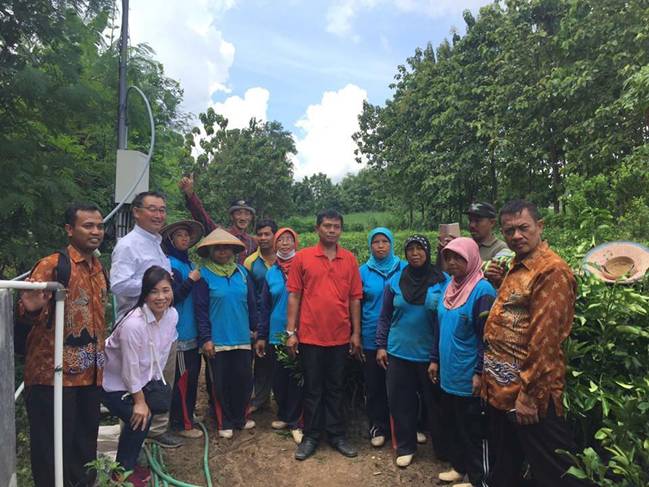 インドネシアの皆さんと記念撮影