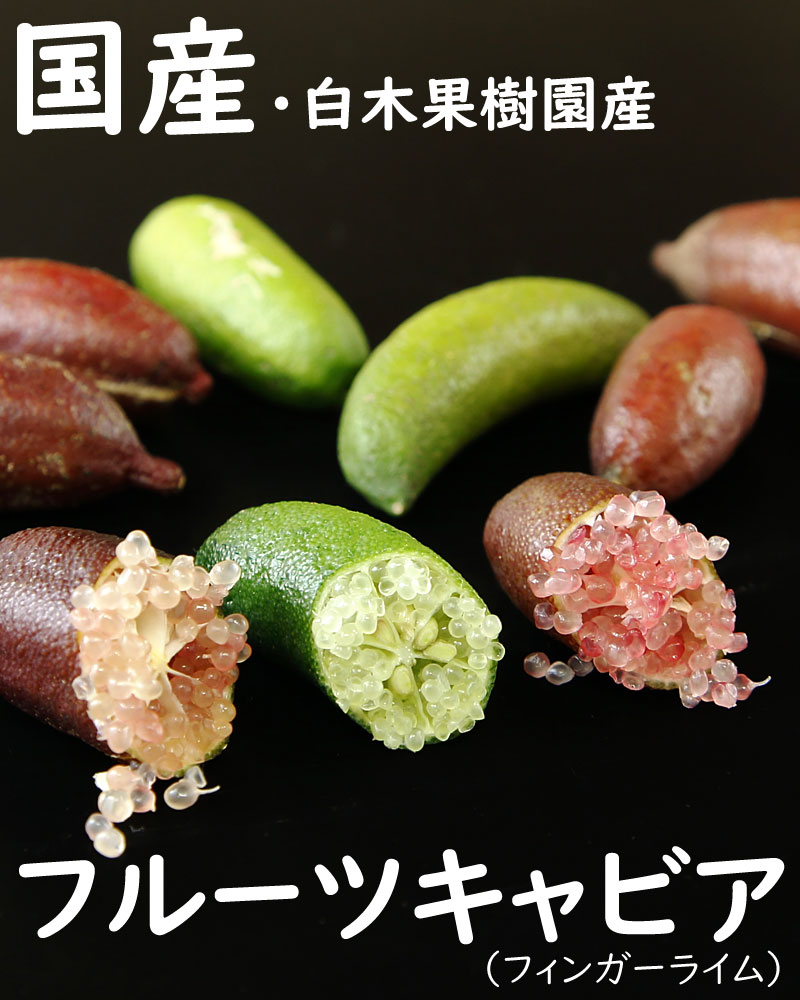 国産フルーツキャビア（フィンガーライム）