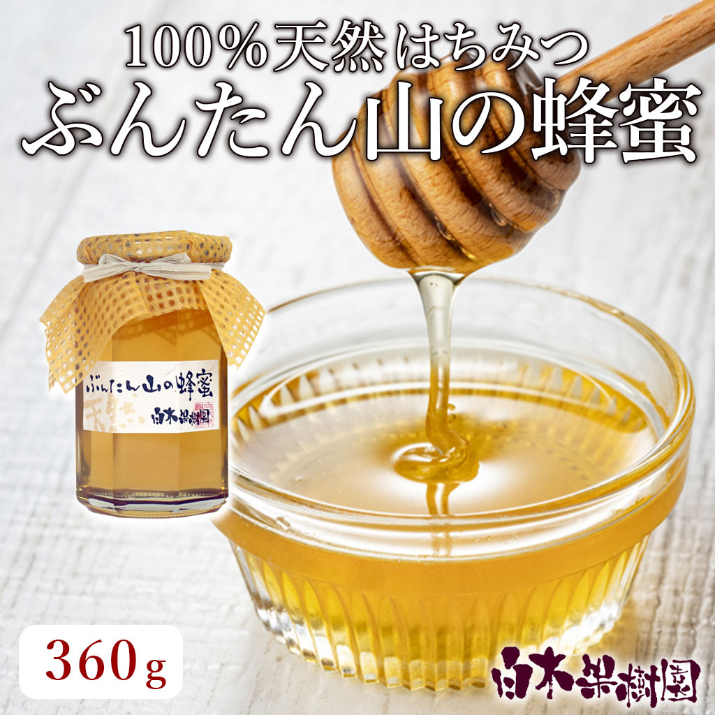 ぶんたん山の蜂蜜約360ｇ