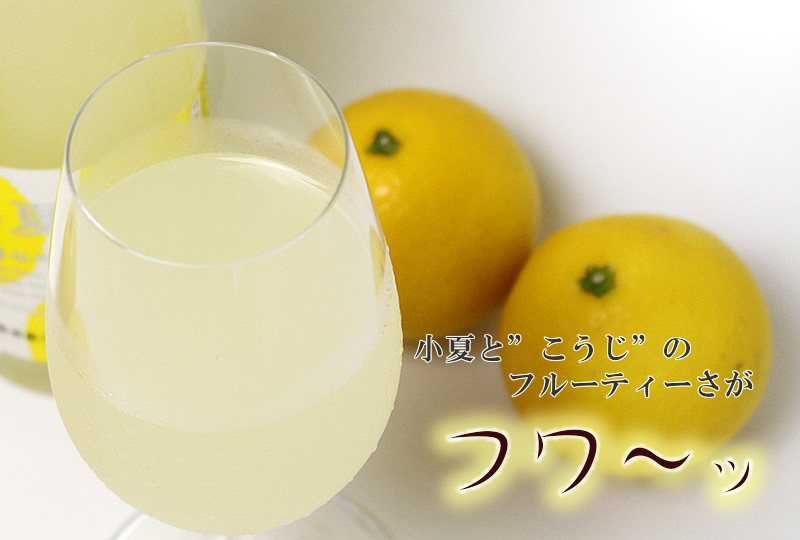 小夏リキュールと土佐小夏