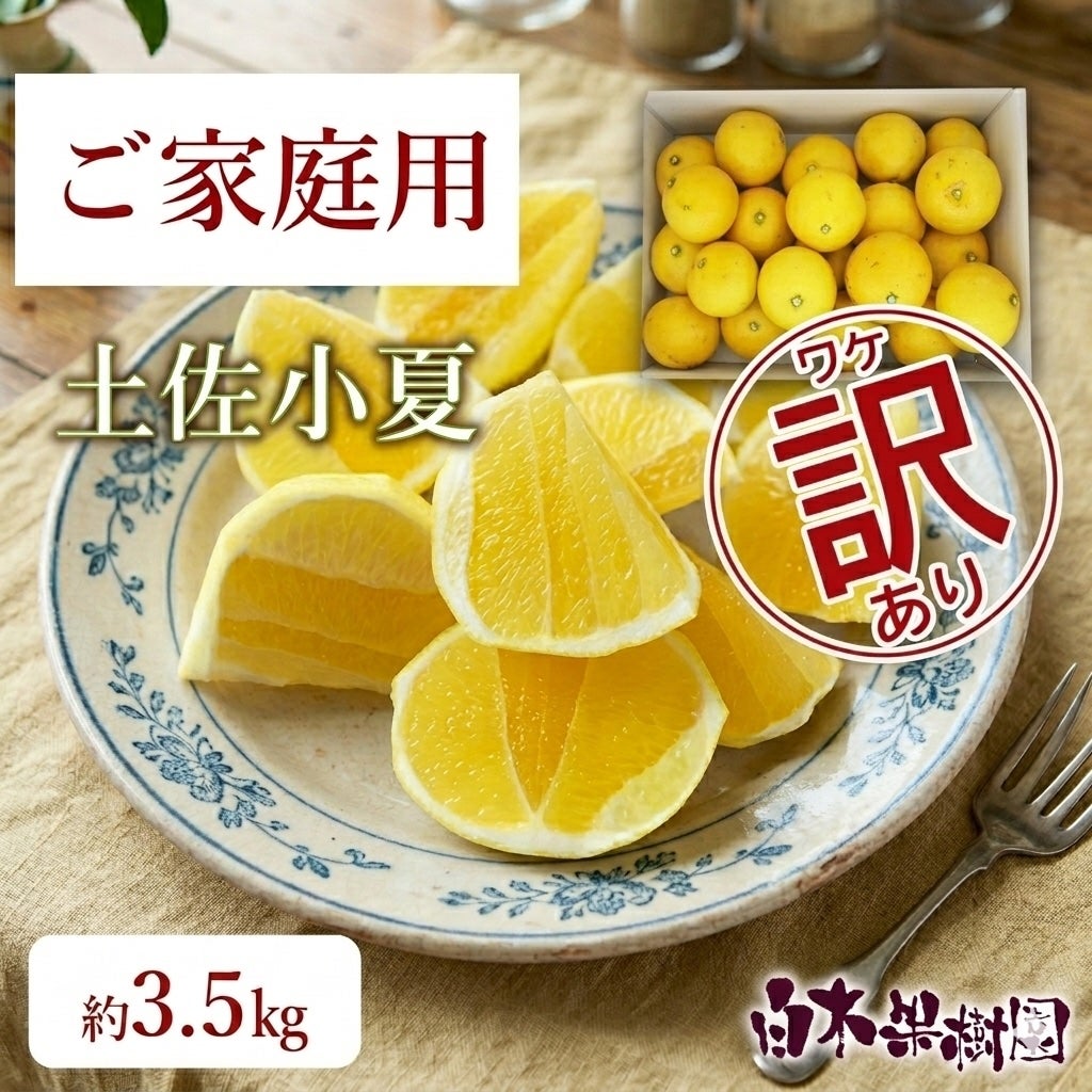 小夏わけありご家庭用約3.5kg（小夏）（日向夏）（ﾆｭｰｻﾏｰｵﾚﾝｼﾞ）（西内