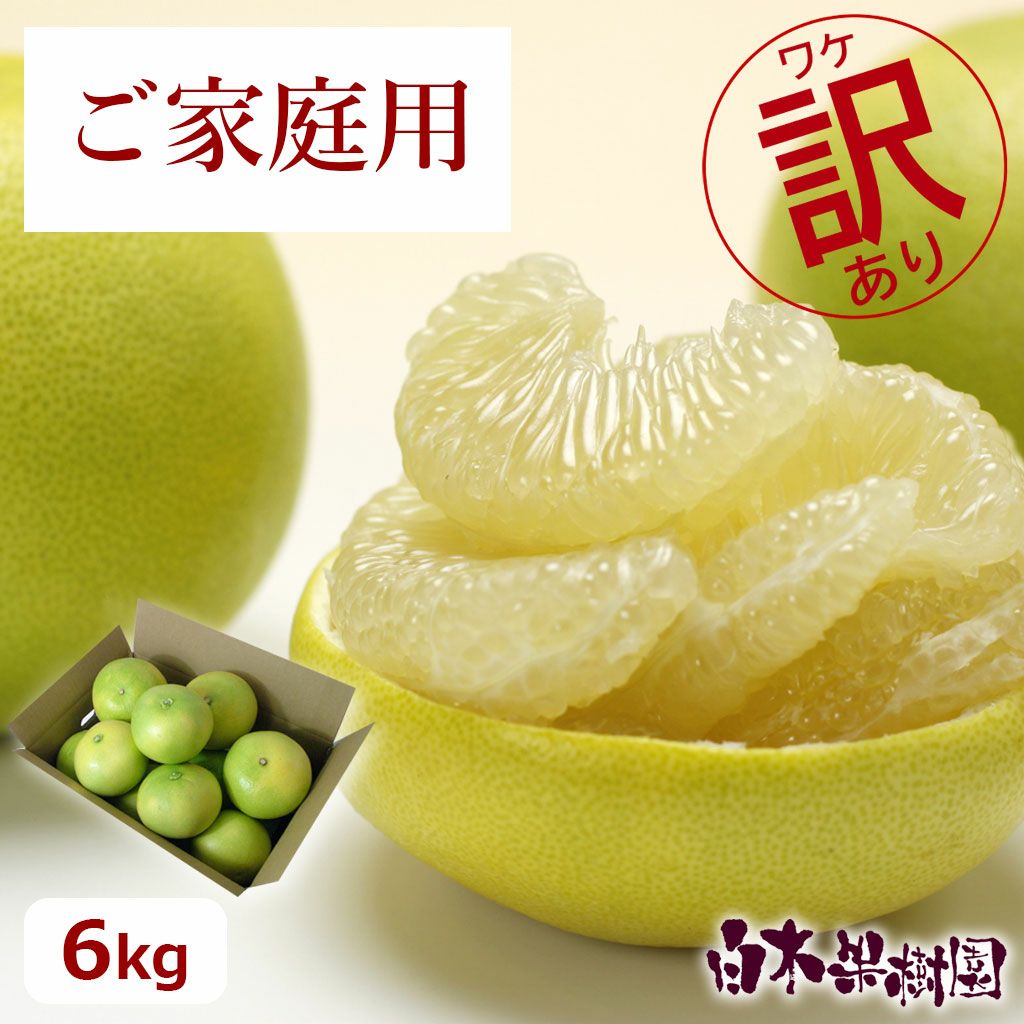 ご家庭用水晶文旦　約6kg