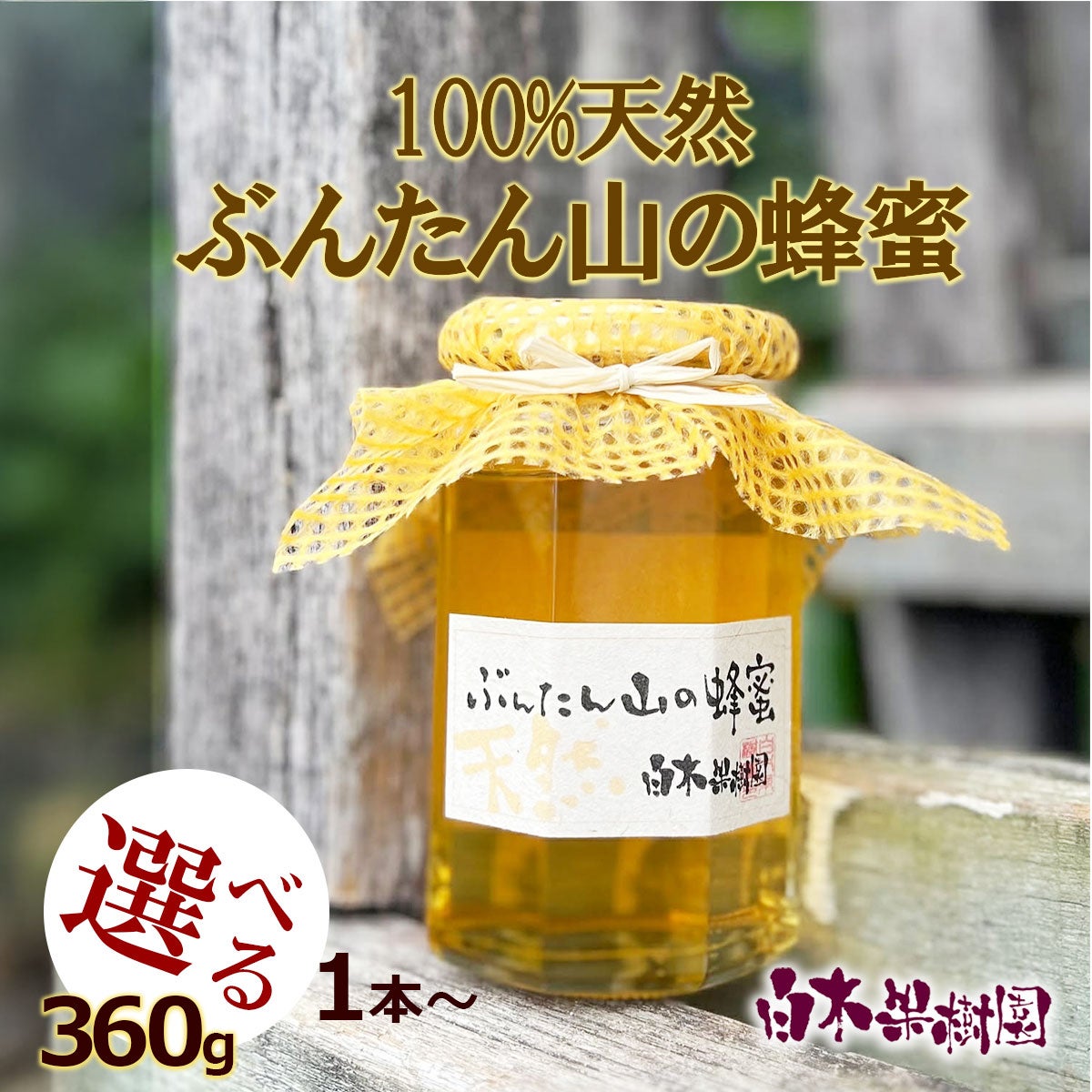 ぶんたん山の蜂蜜 360g