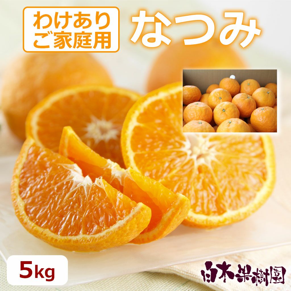 なつみ ご家庭用約5kg高知産カラマンダリン【送料込】 | 白木果樹園
