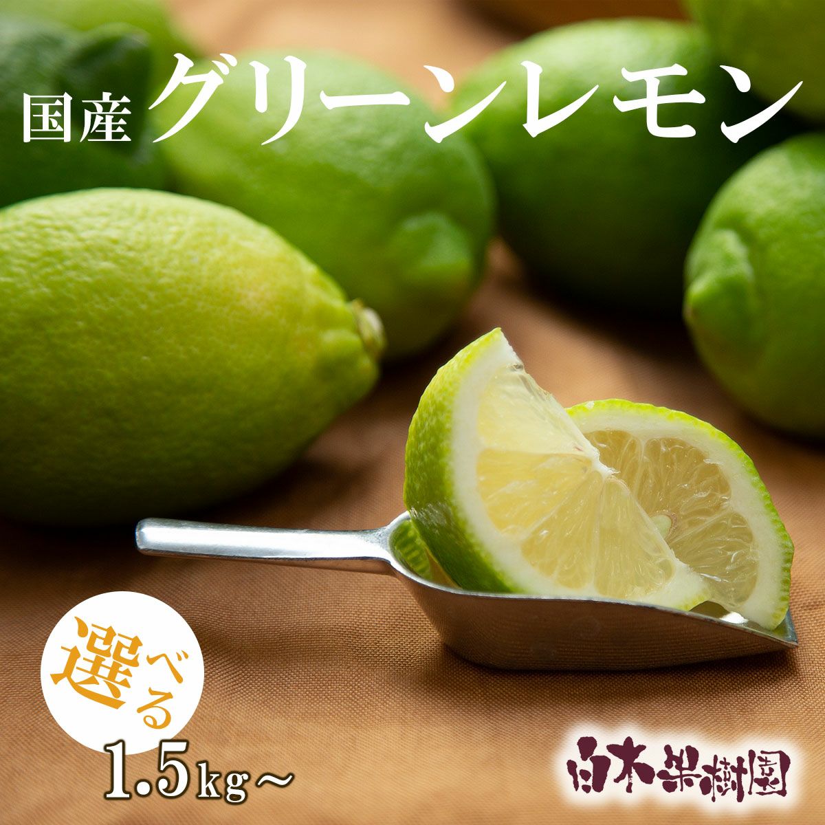 高知県産グリーンレモン 約1.5kg・2.5kg・5kg（グリーンレモン）【国産