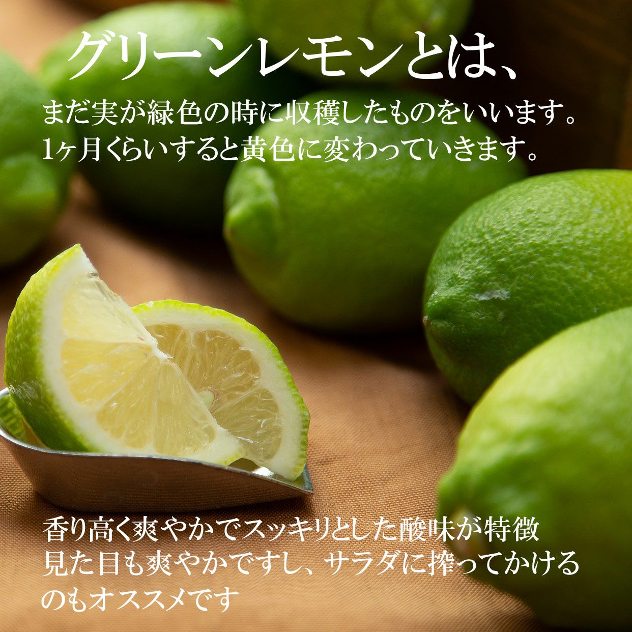 今だけ！20％OFF／高知県産グリーンレモン 約1.5kg・2.5kg・5kg【国産