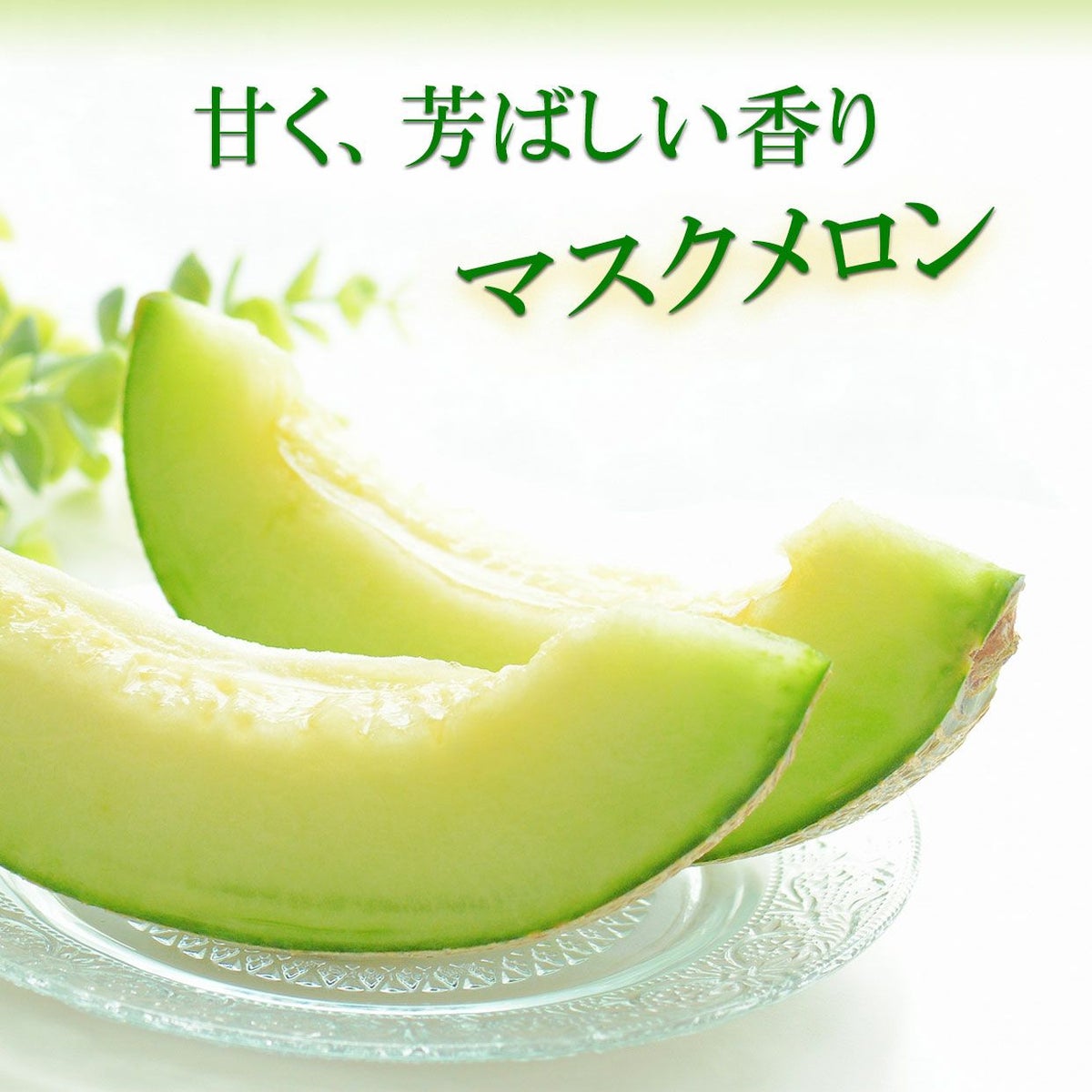 甘く芳ばしい香りのマスクメロン