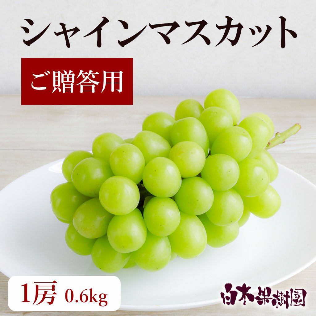 シャインマスカット 1房　0.6kg