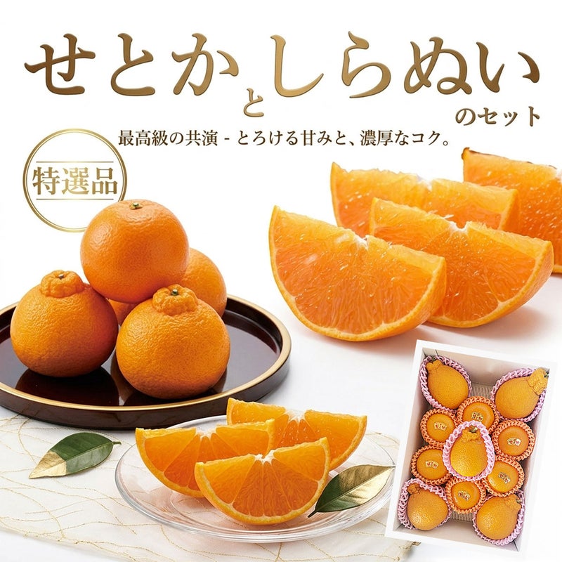 せとかとしらぬいのセット